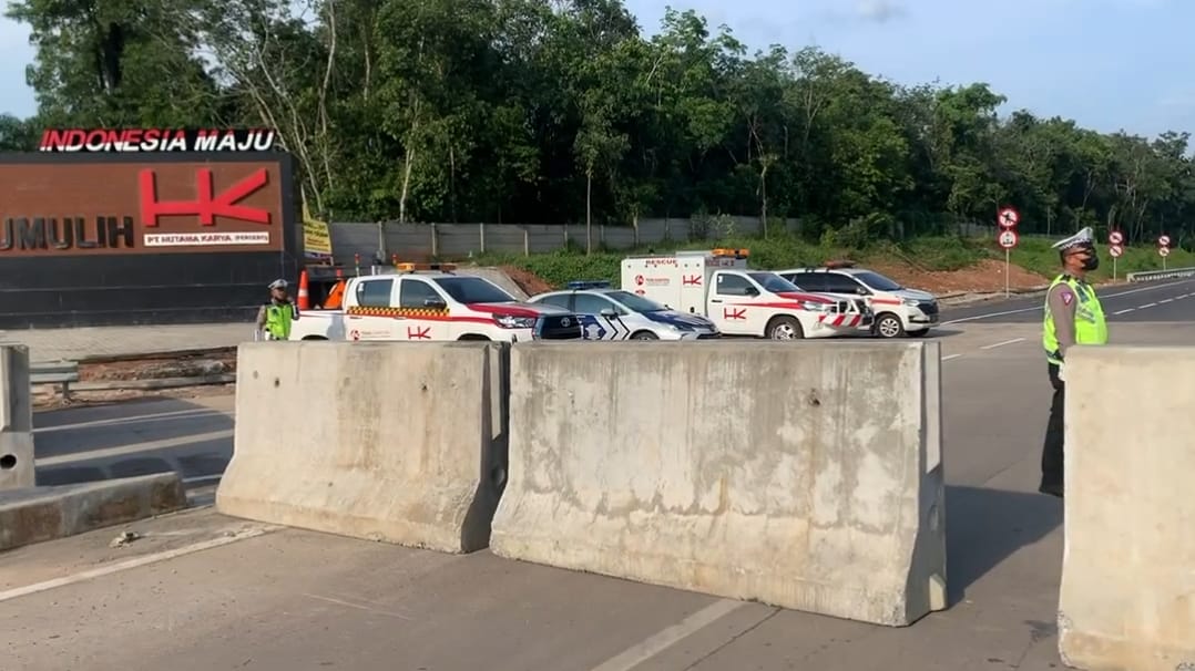 Tol Indraprabu Resmi Ditutup, Kasatlantas Prabumulih Imbau Pengendara Gunakan Jalan Arteri