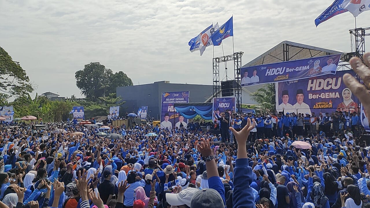 Ribuan Peserta Meriahkan Senam Sehat Bersama HDCU dan Ber-Gema di Prabumulih