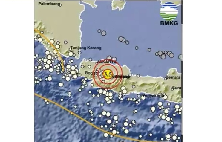 Info Gempa : Minggu, 22 Januari 2023, Kabupaten Purwakarta di Guncang Gempa 3 kali