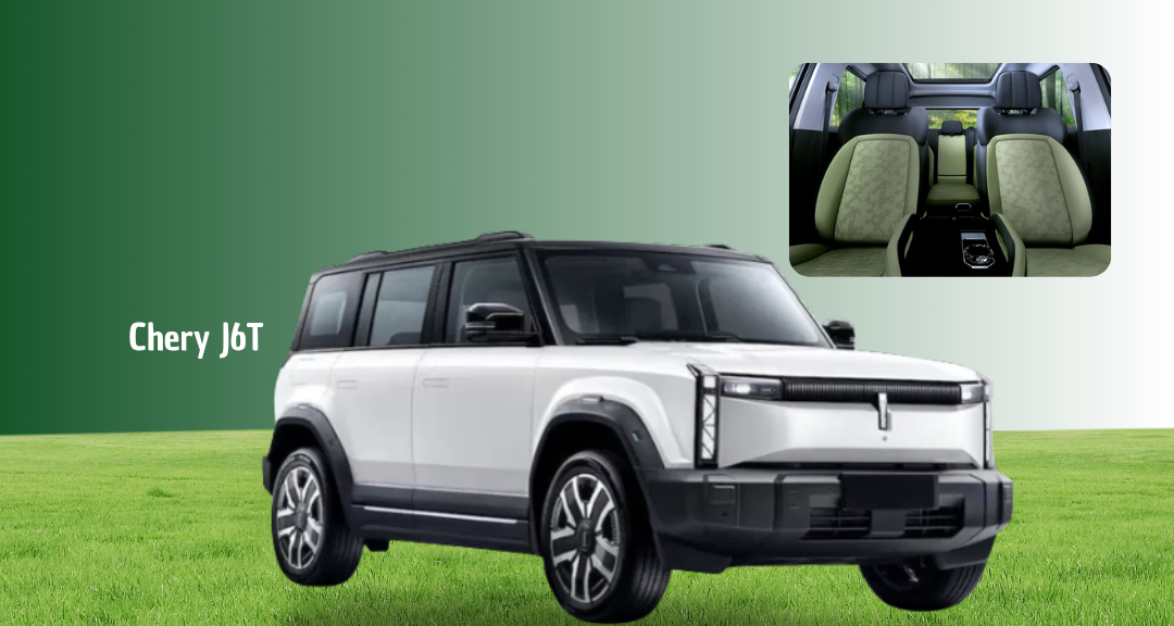 Chery J6T, SUV Listrik Tangguh dengan Desain Kotak Modern dan Interior Premium