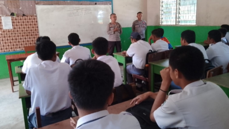 Polres Prabumulih Gelar Penyuluhan Kamtibmas untuk Pelajar SMK YPS