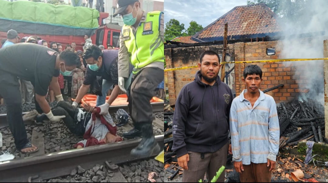 Kisah Pilu Darman Warga Sungai Medang, Januari Rumah Dilalap Api, Kini Anaknya Meninggal Dilindas Ular Besi 