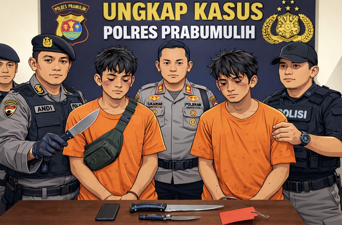 Dua Pelaku Pengeroyokan Pemuda di Prabumulih Ditangkap, Tiga Lainnya Masih Diburu Polisi