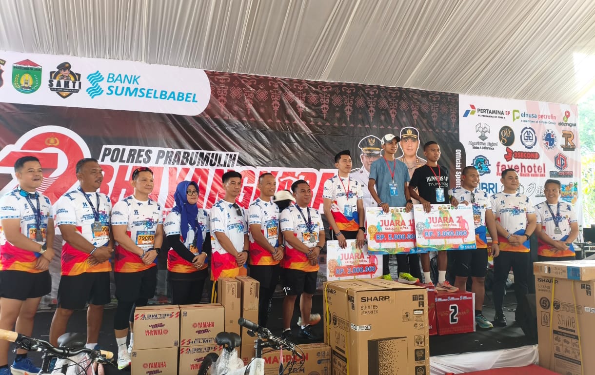 Semarak Bhayangkara Fun Run 2025 di Prabumulih, Ribuan Warga Antusias Meriahkan Lomba