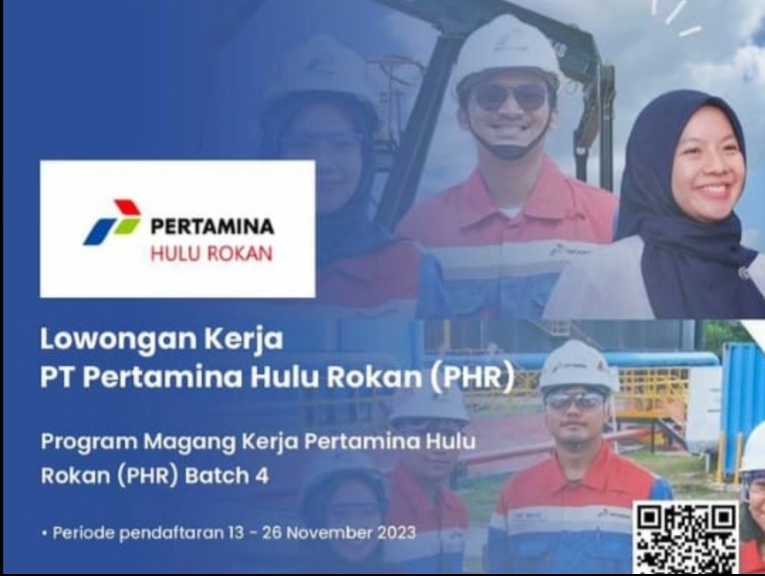 Lowongan Kerja PT Pertamina Hulu Rokan Sudah Dibuka, Tanpa Batasan Umur 