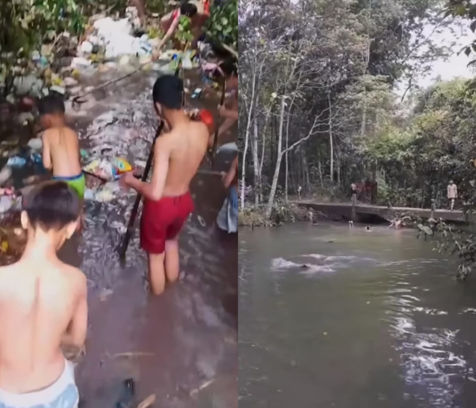 Viral! Aksi Pemuda Prabumulih Bersihkan Sampah Menumpuk di Sungai, Hasilnya Bikin Takjub
