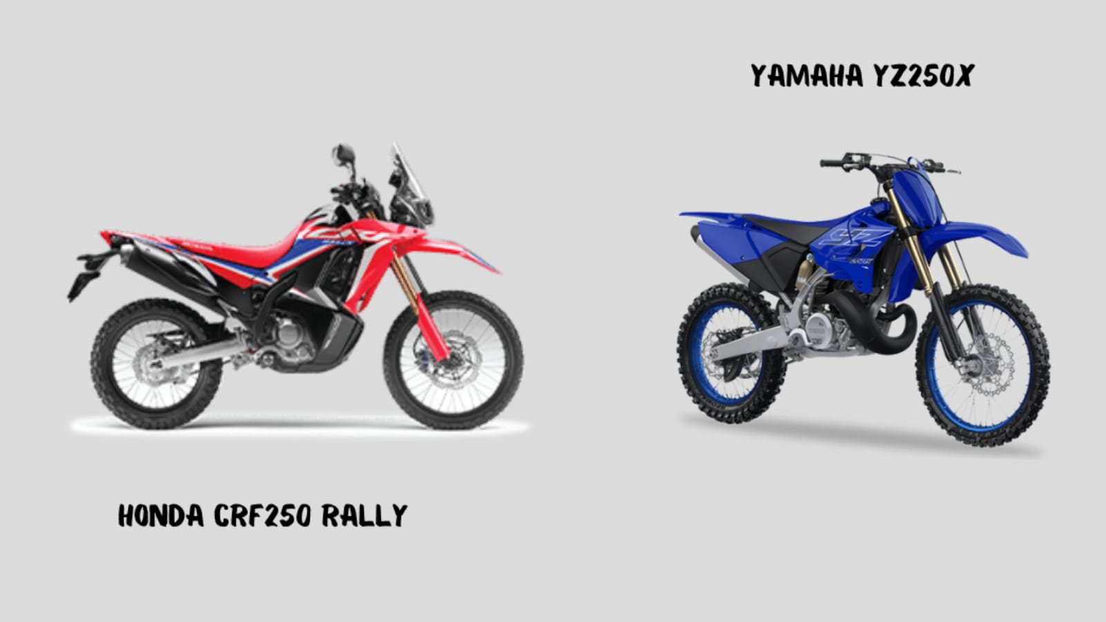 Desain Honda CRF250 RALLY dan Yamaha YZ250X Bikin Perjalanan Tambah Seru, Ini Speknya