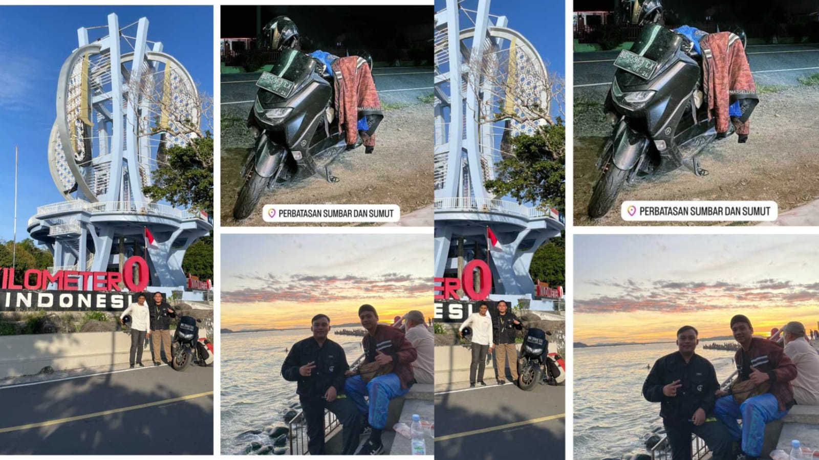Tunggangi Sepeda Dua, Dua Pemuda Asal Prabumulih Habiskan Waktu 2 Minggu Perjalanan ke Sabang