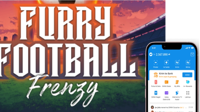 Cara Cerdas Mendapatkan Saldo DANA Gratis Hingga Rp400.000 Lewat Game Furry Football Frenzy