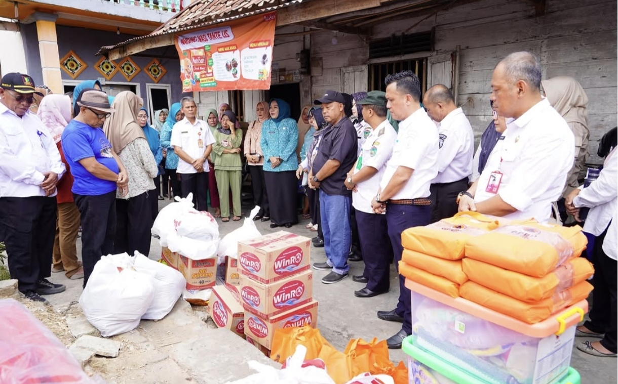 7 Bedeng Ludes Terbakar, Pemkot Prabumulih Berikan Bantuan untuk Korban
