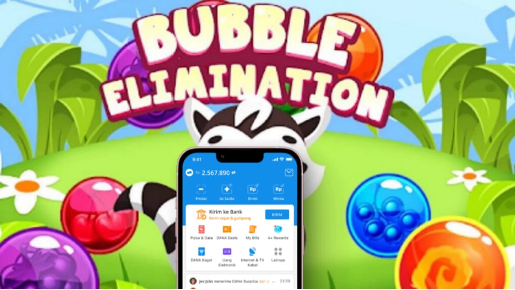 Cara Mudah Dapat Saldo DANA Ratusan Ribu Lewat Bubble Elimination!