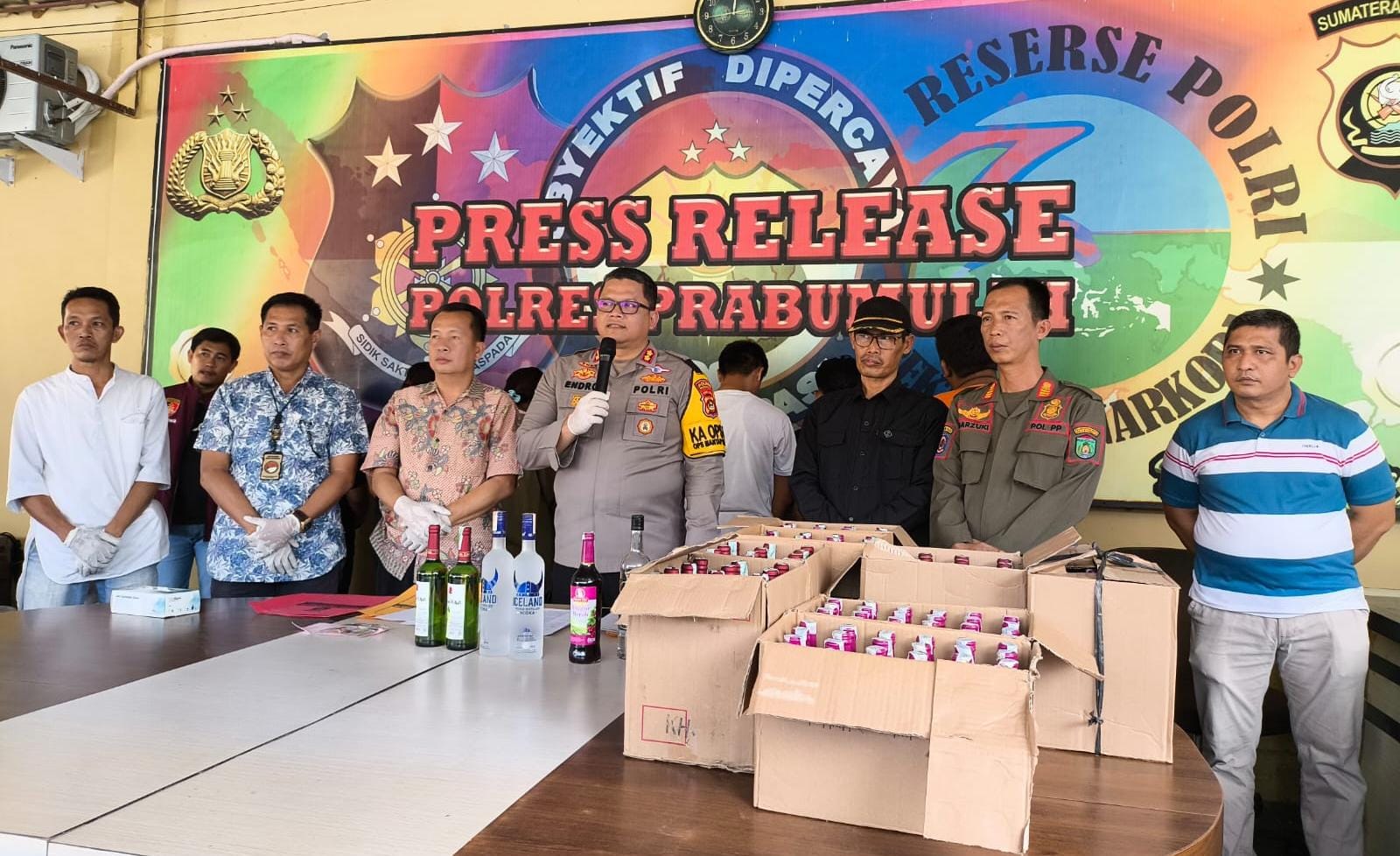 Tim Gabungan Grebek Tempat Hiburan di Prabumulih, Temukan Narkoba dan Minuman Keras