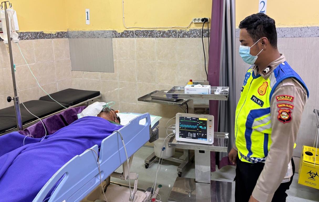 Tabrakan Beruntun di Depan Mapolres Prabumulih, Tiga Orang Terluka