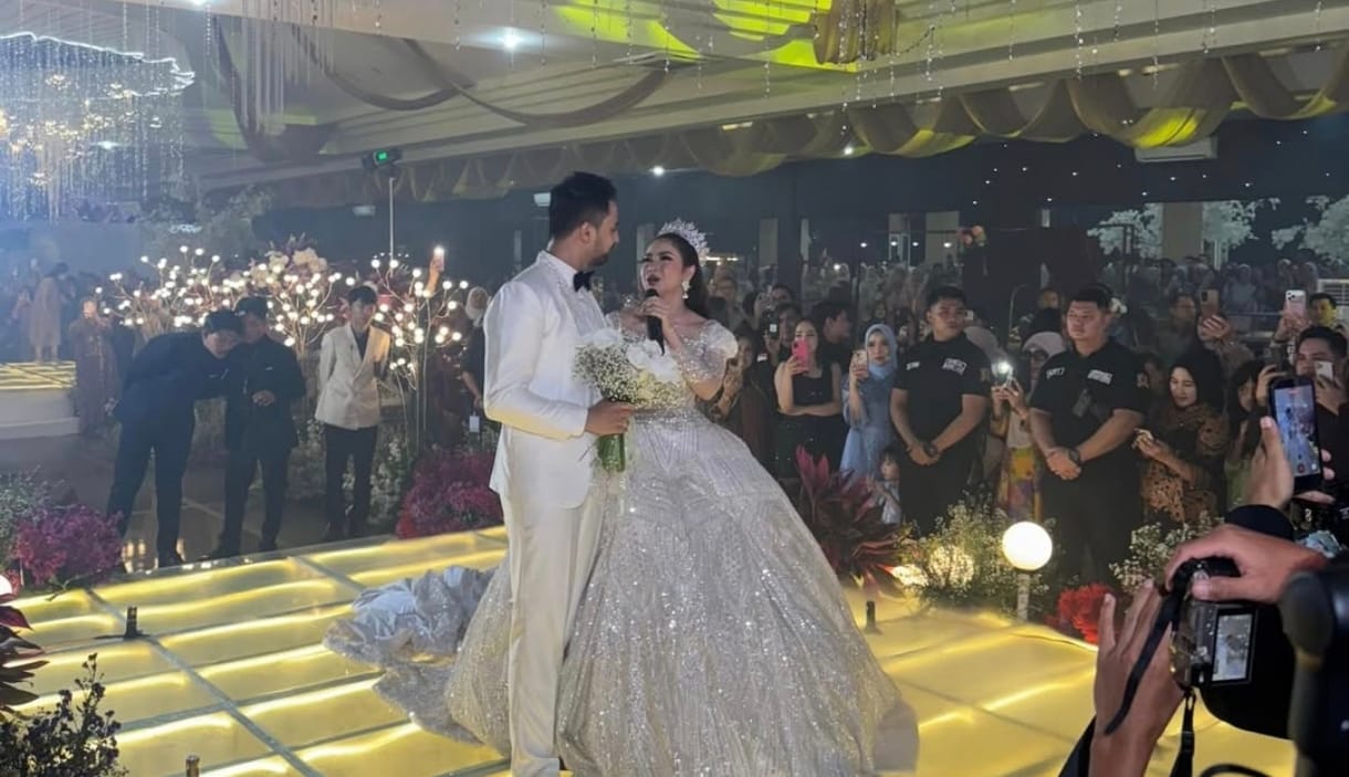 Malam Resepsi Rara Lida dan Aladull Berterima Kasih, Mohon Maaf atas Kekurangan di Hari Bahagia