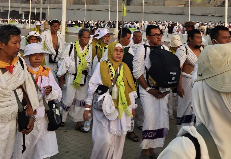 Jemaah Haji Prabumulih Sukses Jalani Rangkaian Ibadah Puncak Haji Kloter 17