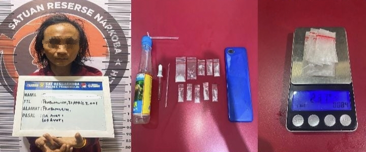 Diduga Edarkan Sabu, Pria 25 Tahun Diamankan Polisi di Prabumulih