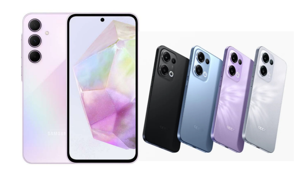 Samsung Galaxy A55 vs OPPO Reno 14, Duel Smartphone Mid-Range Premium