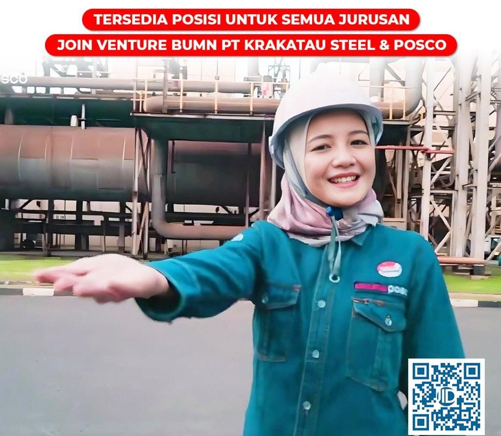 PT Krakatau Posco, Perusahan Produsen Baja Buka Lowongan Untuk Semua Jurusan, Buruan Daftar