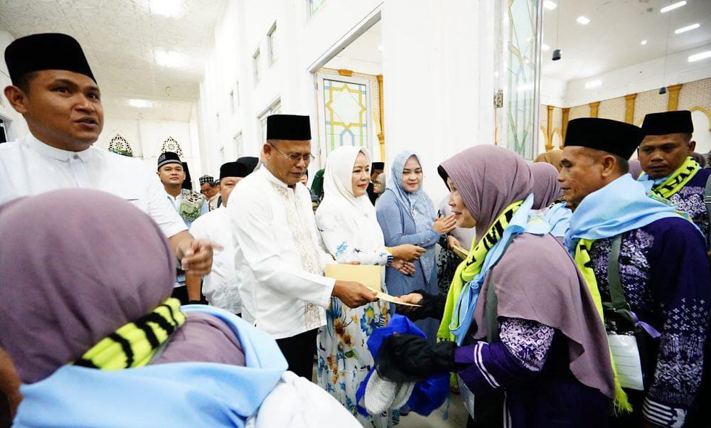 193 Calon Jemaah Haji Prabumulih Resmi Diberangkatkan, Walikota dan Wakil Walikota Lepas Langsung