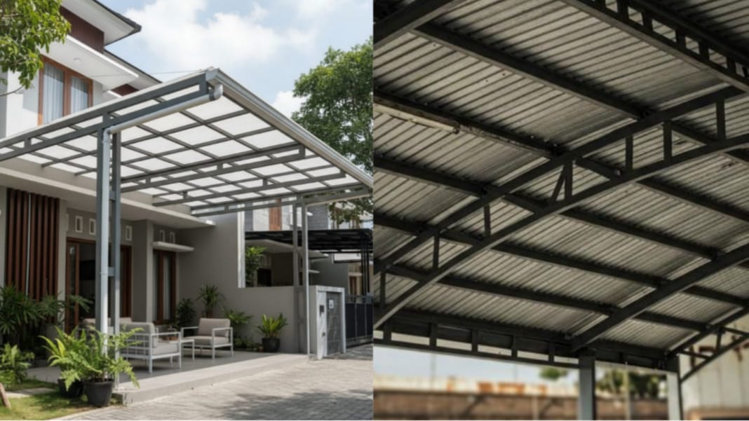 Kanopi Besi vs Baja Ringan: Mana yang Tepat untuk Rumahmu?