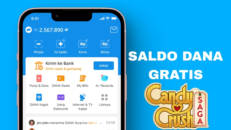 Main Candy Crush Saga dan Raup Saldo DANA Hingga Rp100.000!