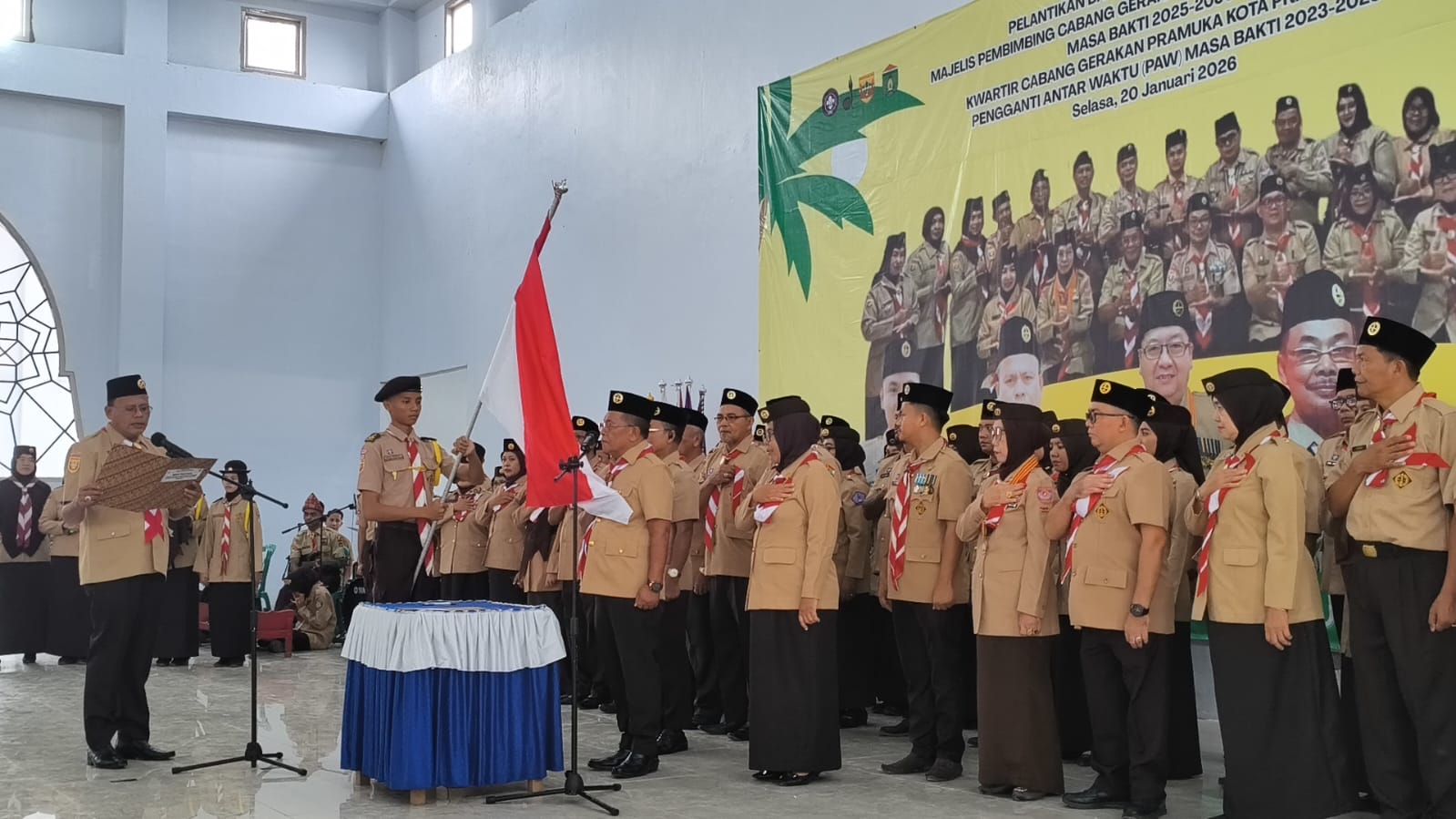 Wali Kota Prabumulih Resmi Jabat Ketua Mabicab Pramuka, OPD Diminta Perkuat Sinergi