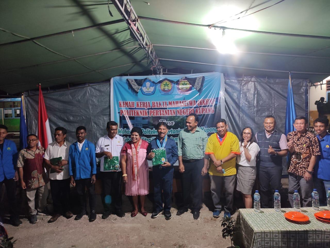 Politeknik Pertanian Negeri Kupang Gelar kegiatan Kemah Kerja Bakti Mahasiswa Tahun 2023