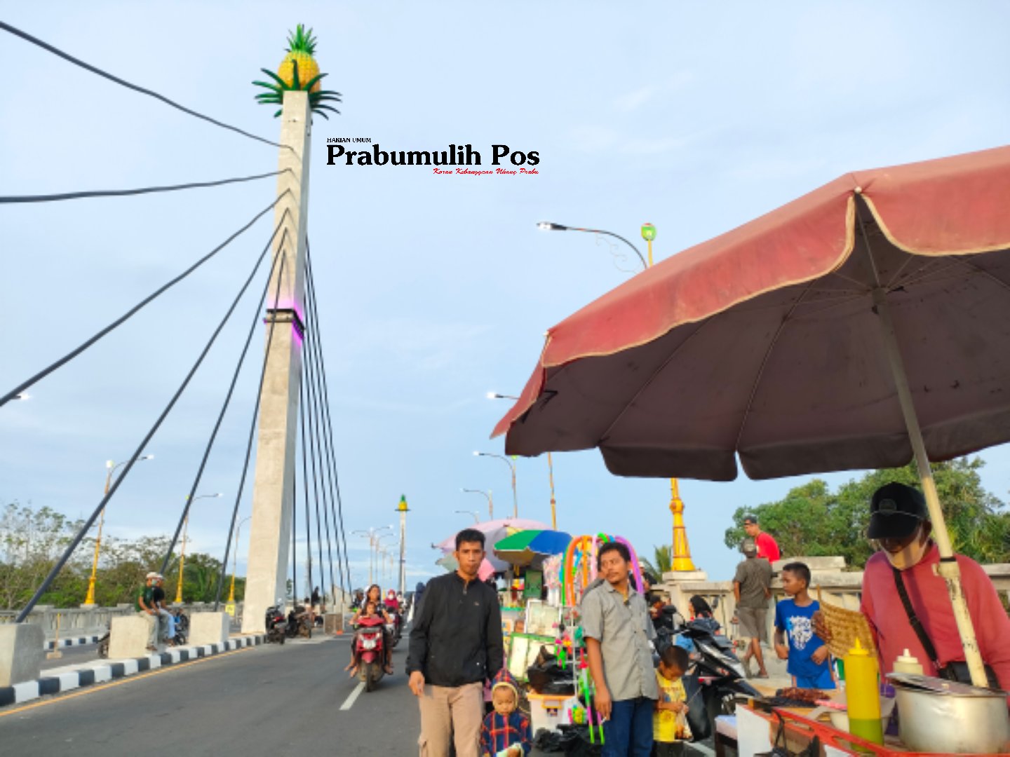 Dulang Berkah di Jembatan Flyover Patih Galung 