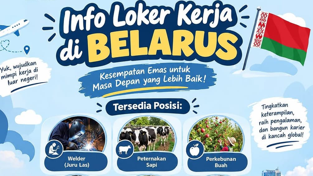 Lowongan Kerja Luar Negeri 2026 Dibuka, Gaji Belasan Juta dan Mess Gratis