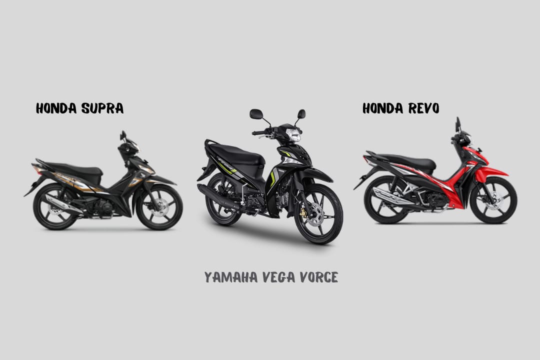 Pilihan Motor Legendaris Honda Supra X 125 FI, Yamaha Vega Vorce dan ...