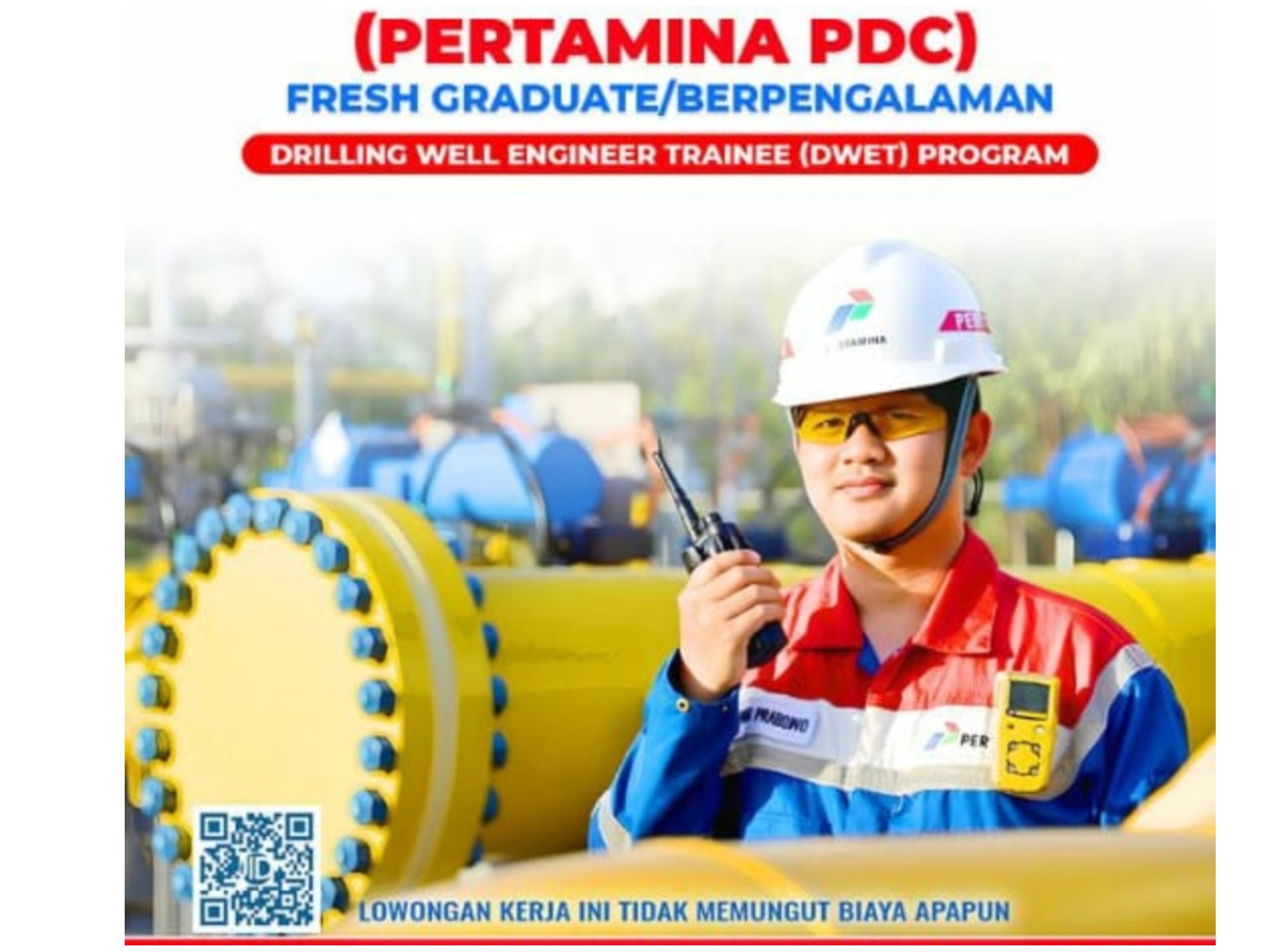 Segera Daftar, Pertamina Patra Drilling Contractor Buka Lowongan Kerja untuk Fresh Graduate dan Berpengalama