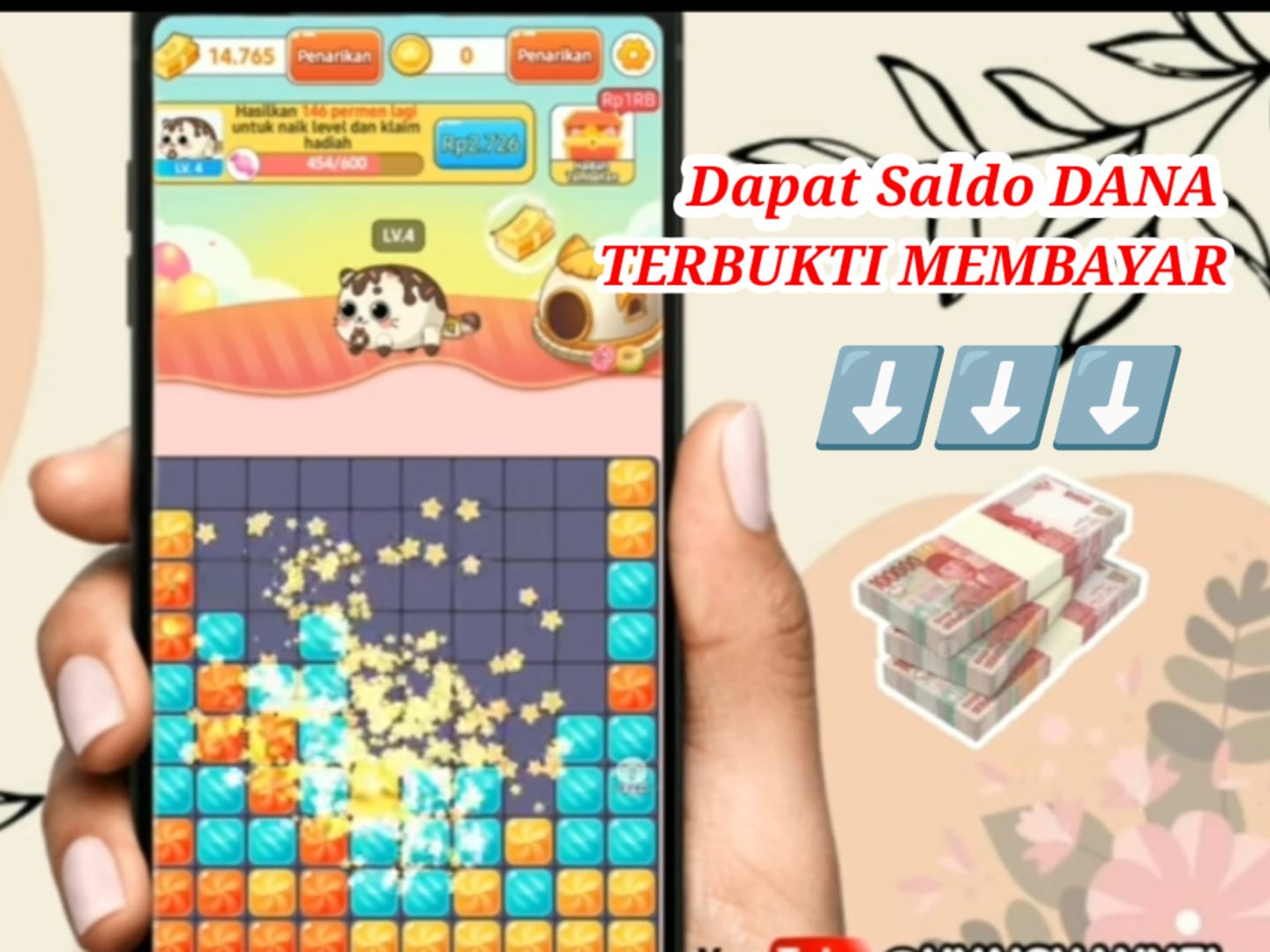 Hasilkan Saldo DANA Gratis Lewat Game Cat Crush, Terbukti Membayar Lakukan Langkah Berikut!