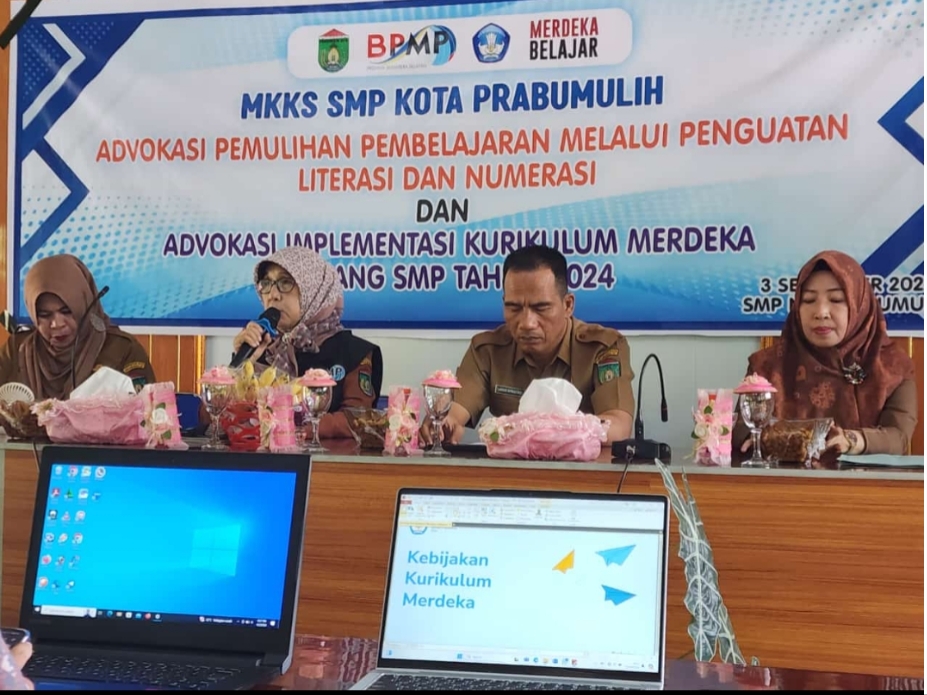 MKKS SMP Prabumulih Dorong Advokasi Pemulihan Pembelajaran Melalui Literasi dan Numerasi