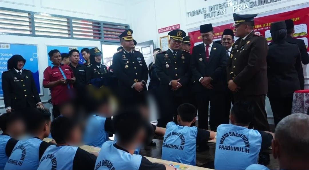 PDAM Rampung Pasang Pipa, Warga Binaan Rutan Klas II B Prabumulih Nikmati Air Bersih