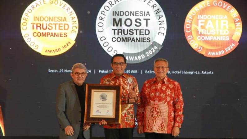 Unggul Dalam Tata Kelola, BRI Dinobatkan Sebagai The Most Trusted Company 2024