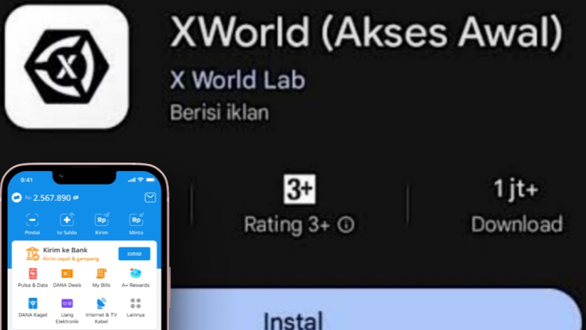 Bergabung di XWorld dan Mulai Dapatkan Saldo Dana Gratis Tanpa Ribet