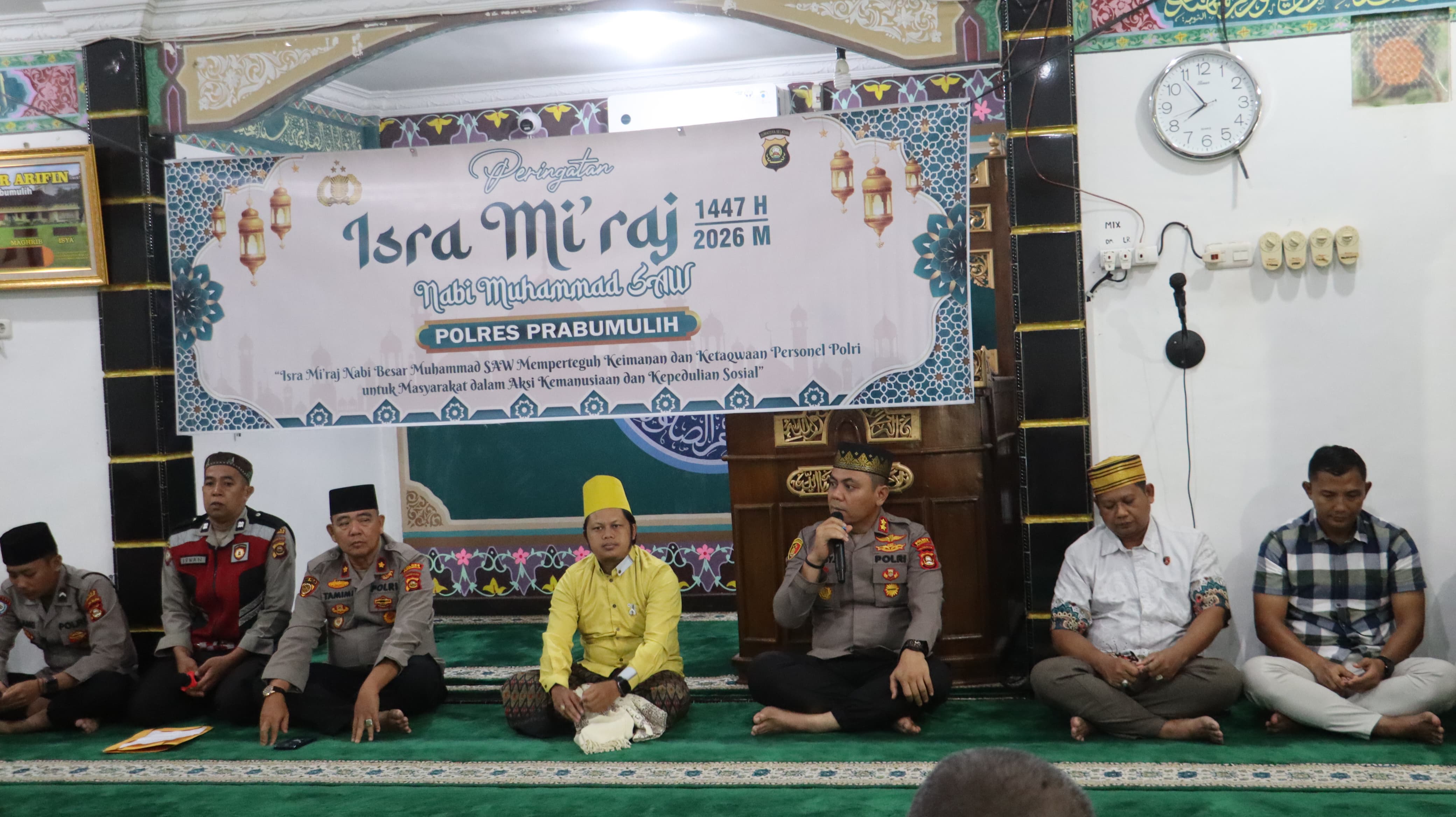 Polres Prabumulih Rayakan Isra Mi’raj 1447 H, Tingkatkan Spiritualitas dan Integritas Anggota