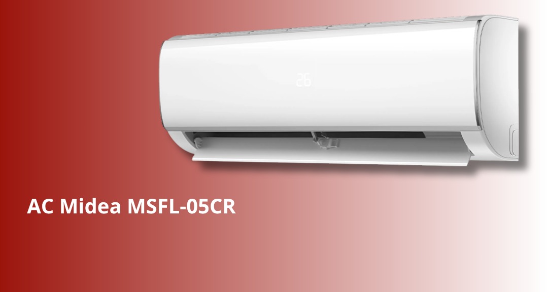 AC Midea MSFL-05CR, Pendingin Mini Hemat Energi untuk Kamar Tidur dan Ruang Kecil