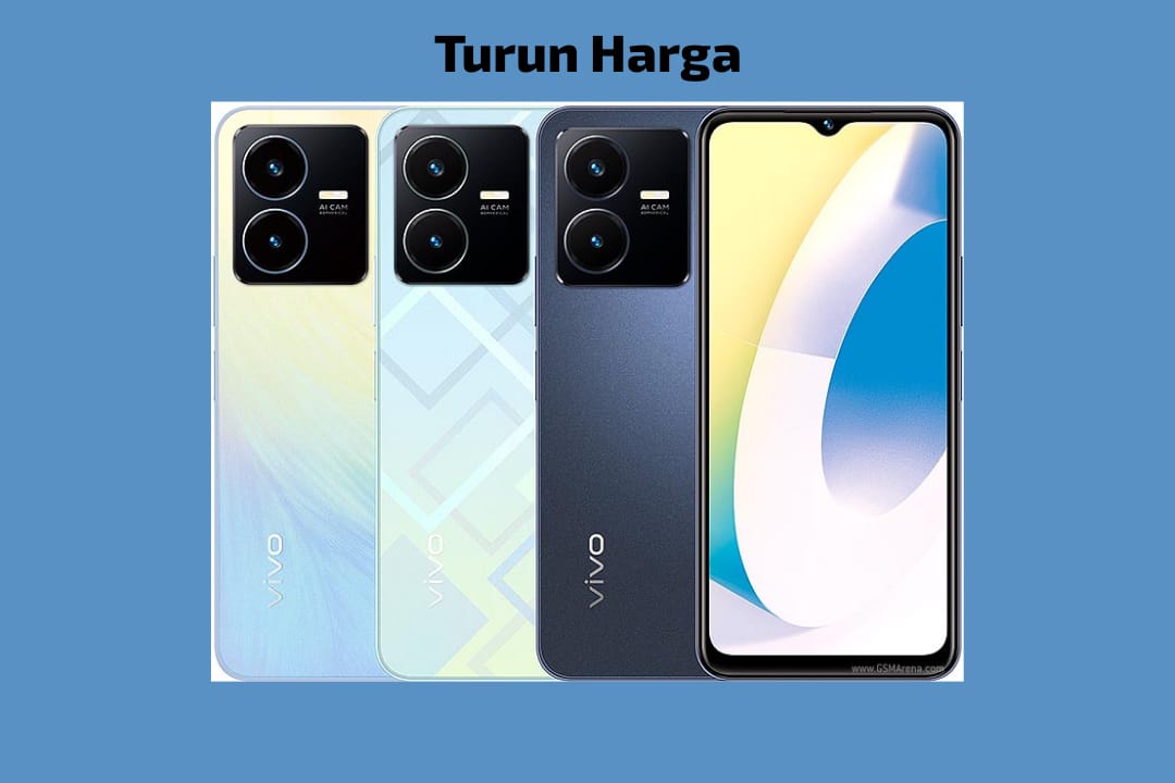 Vivo Y22 Turun Drastis Hanya 1 Jutaan, Miliki Kamera Keren dan Baterai Gahar 5000mAh