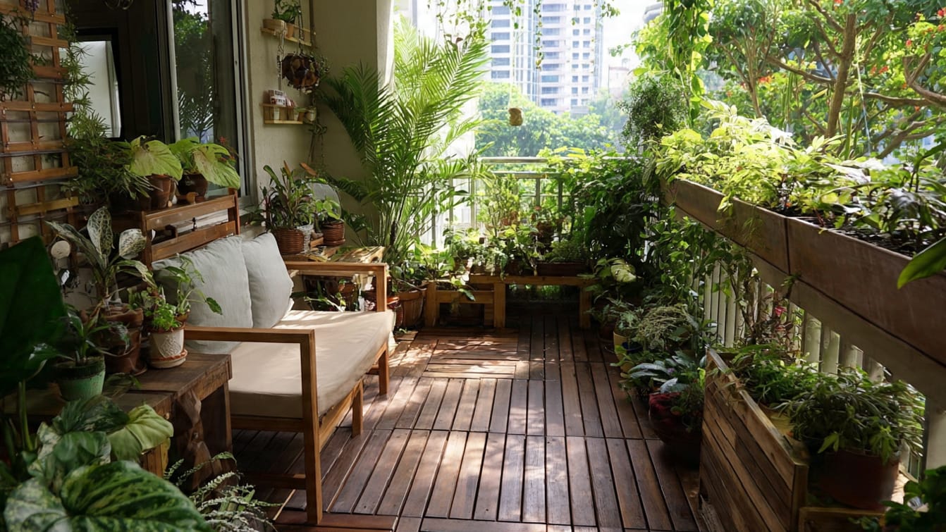 Lahan Sempit Bukan Halangan, Ini Cara Sulap Balkon Jadi Kebun Mini