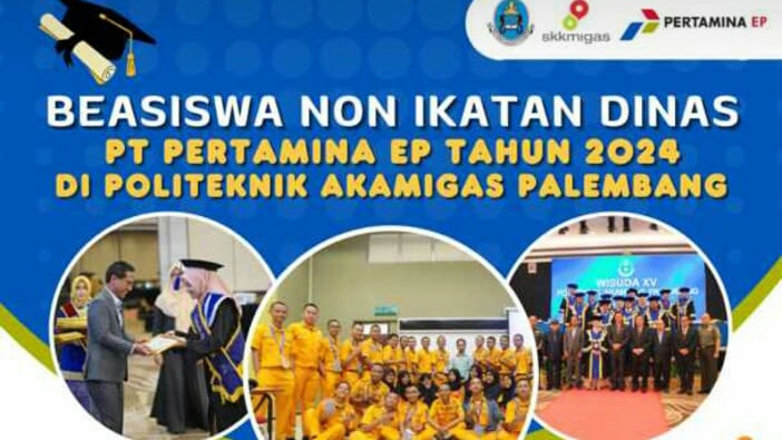 Hore! Politeknik Akamigas Palembang Buka Beasiswa Non Ikatan Dinas PT PERTAMINA EP Tahun 2024