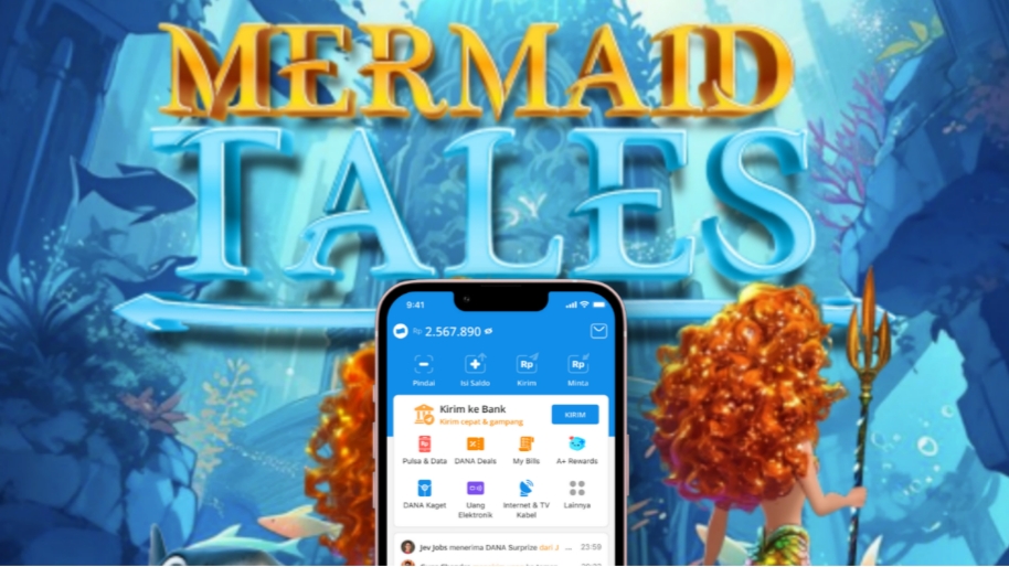 Saldo DANA Gratis Rp302 Ribu Bisa Cair Hari Ini? Coba Game Mermaid Tales