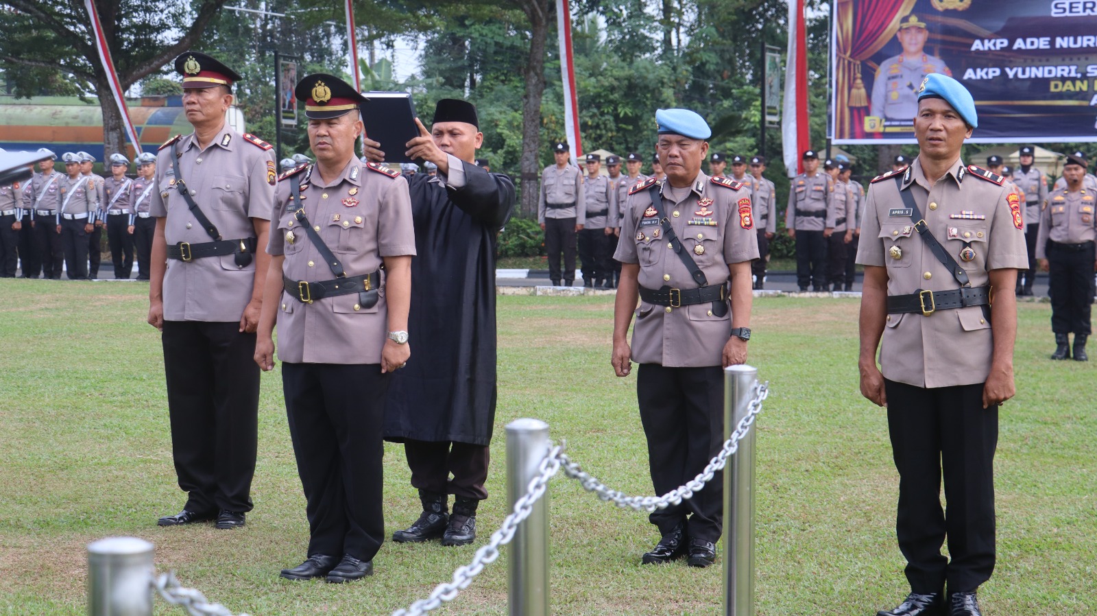AKP Safety Batman Resmi Jabat Kasat Samapta Polres Prabumulih, Ini Pesan Kapolres