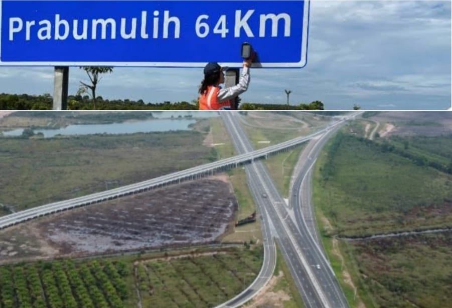 Horee, Ayo Lewat Tol Indralaya-Prabumulih Sepanjag 64,5 KM yang Segera Dibuka Ini