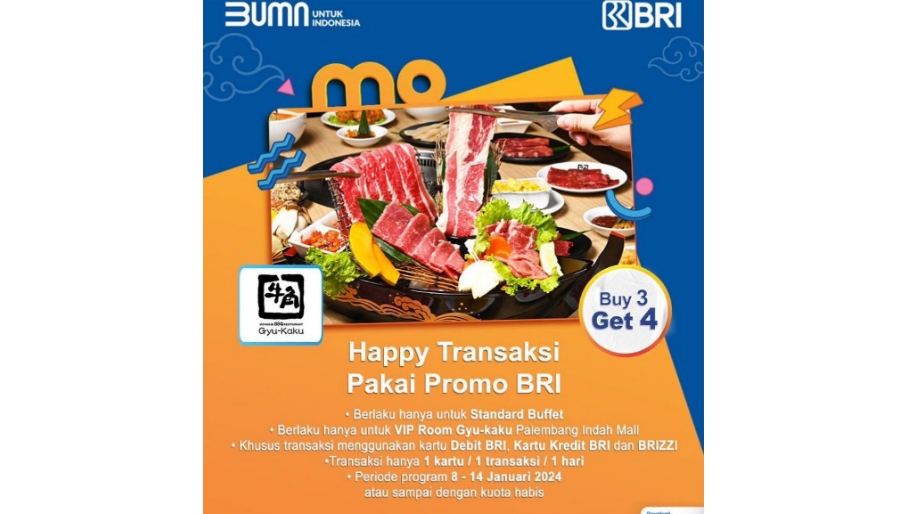 Happy Transaksi Pakai Promo BRI 