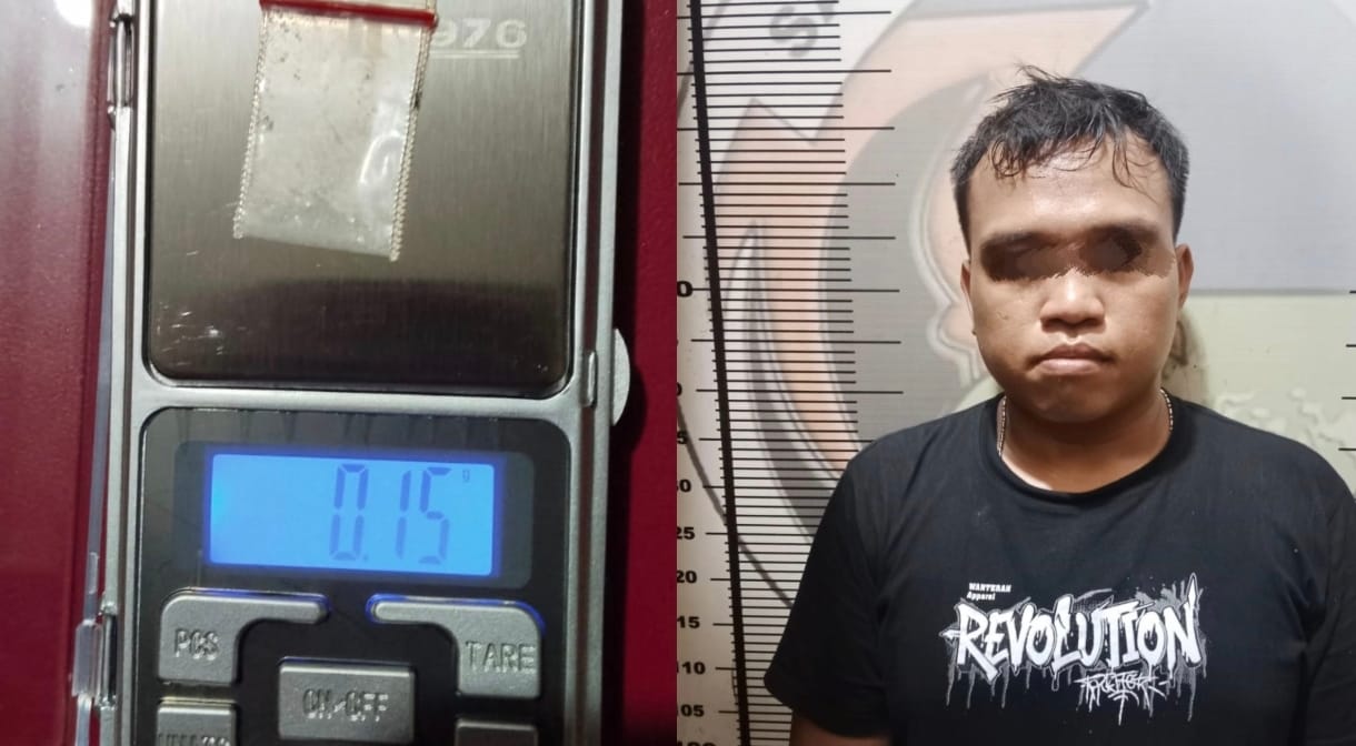 Satresnarkoba Polres Prabumulih Amankan Sopir Pemilik Sabu 0,15 Gram