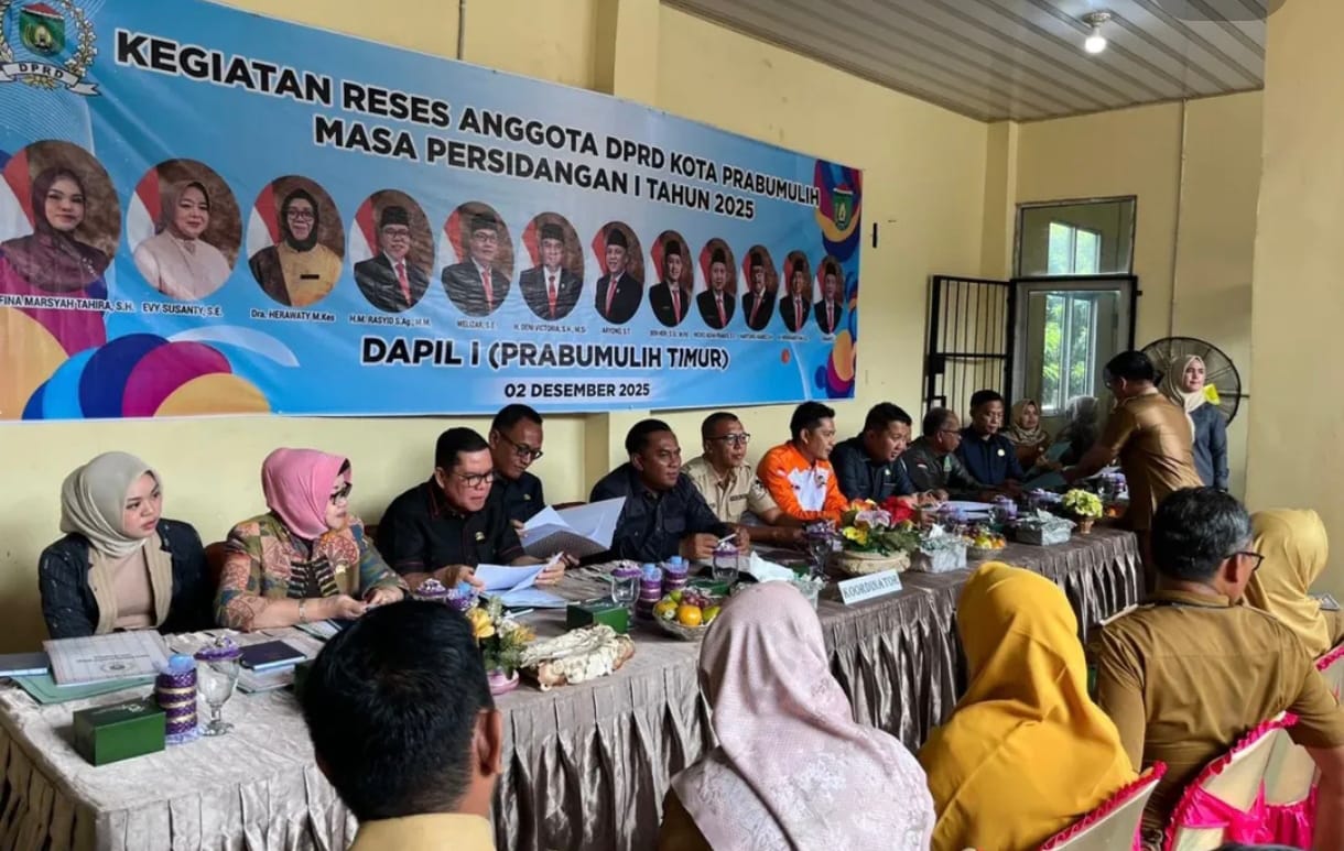 DPRD Prabumulih Catat 266 Aspirasi Warga, Infrastruktur Jadi Prioritas