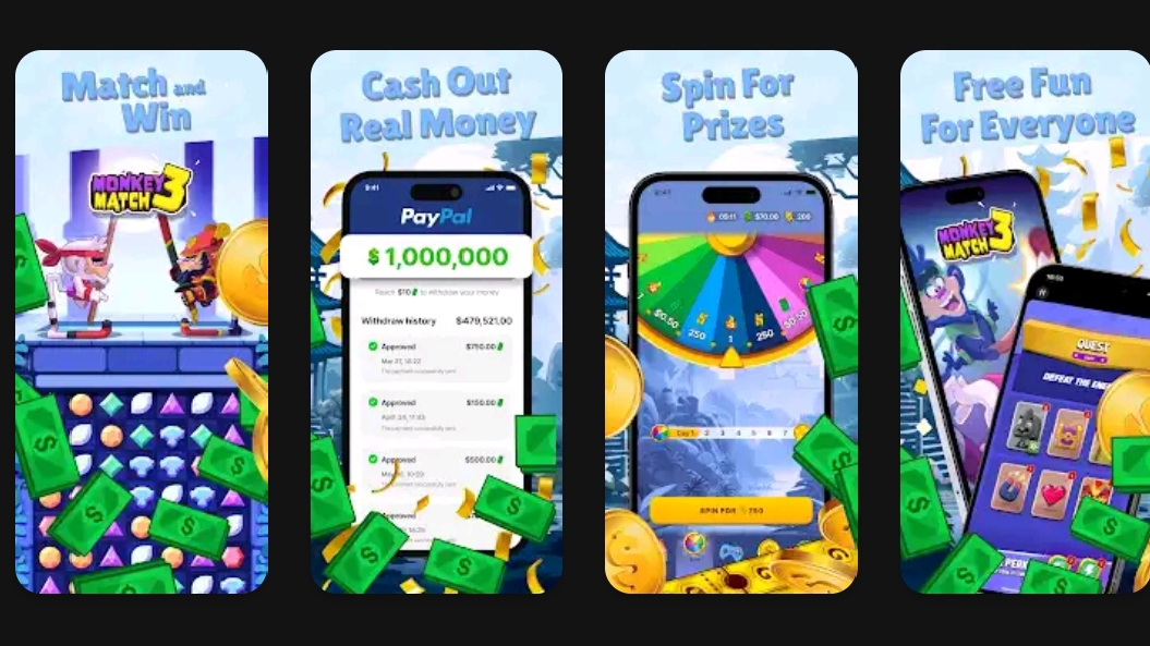 Tanpa Modal! Game Monkey Match 3 Diklaim Hasilkan Saldo DANA Gratis