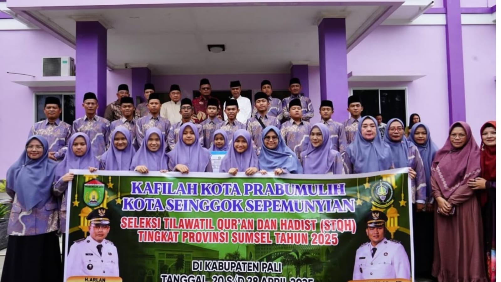 Kafilah Prabumulih Siap Harumkan Nama Daerah di STQH Sumsel 2025