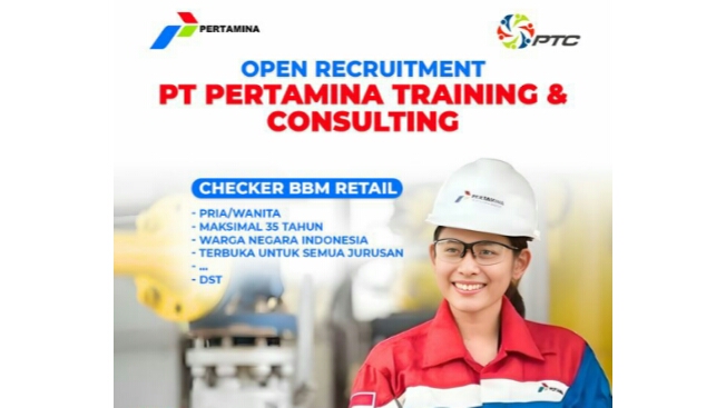 PT Pertamina Training & Consulting Buka Lowongan Kerja Diploma, Cek Posisi dan Penempatannya...
